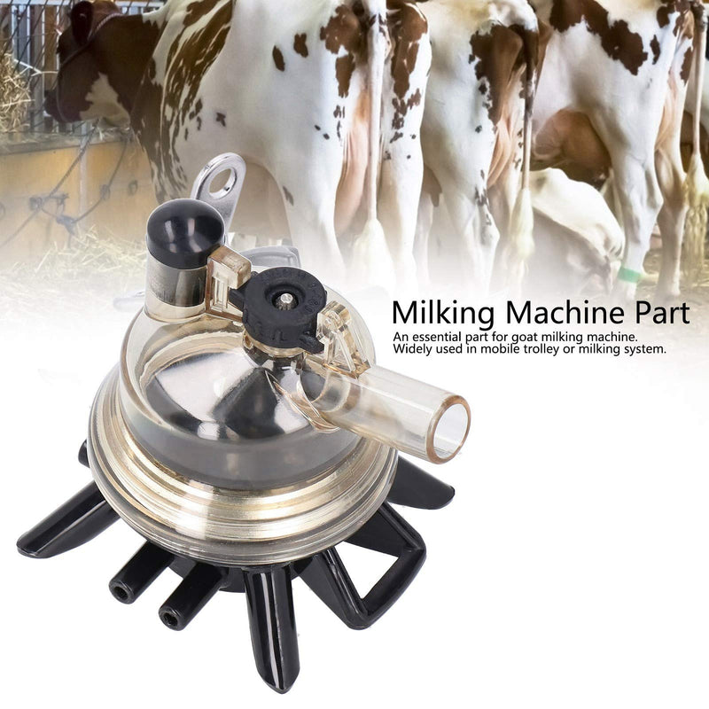 Cow Milking Claw, 150ml Goats Sheep Milk Collector Container Replacement Part Plastic Farm Tool for Mobile Trolley or Milking System