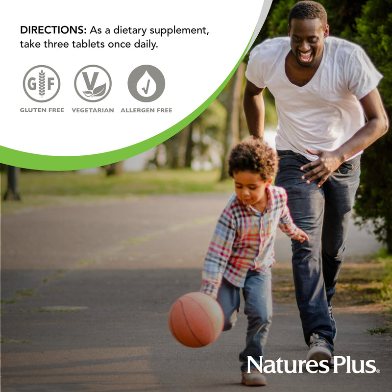 NaturesPlus Ultra Source of Life Multivitamin - 90 Tablets - Supports Immune Health, Energy & Overall Well-Being - with Lutein & Vitamin D3 - Vegetarian & Gluten Free - 30 Servings 90 Count (Pack of 1)
