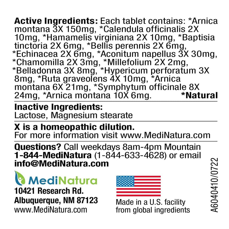 MediNatura T-Relief Pet Arthritis Pain, Pain Relief & Calming Tablets, 90ct Each