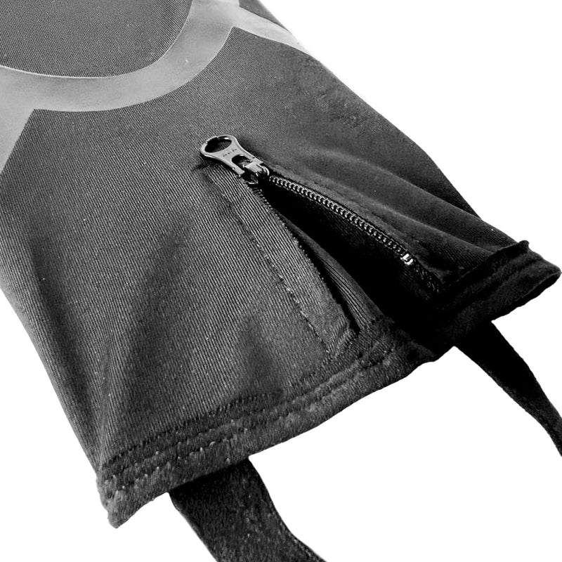 Unbrokenshop.com UNBROKENSHOP Shin Sleeves Pro Black 7mm Neoprene, Weightlifting, Deadlift, Rope Climb, Box Jumps for Men and Women, Single Large-X-Large