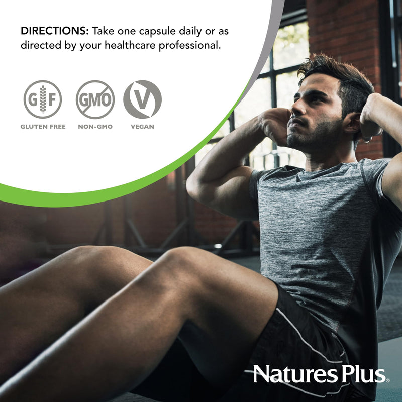 NaturesPlus PRO GABA 500 mg - 60 Capsules - Non-GMO, Vegan, Gluten Free - 60 Servings