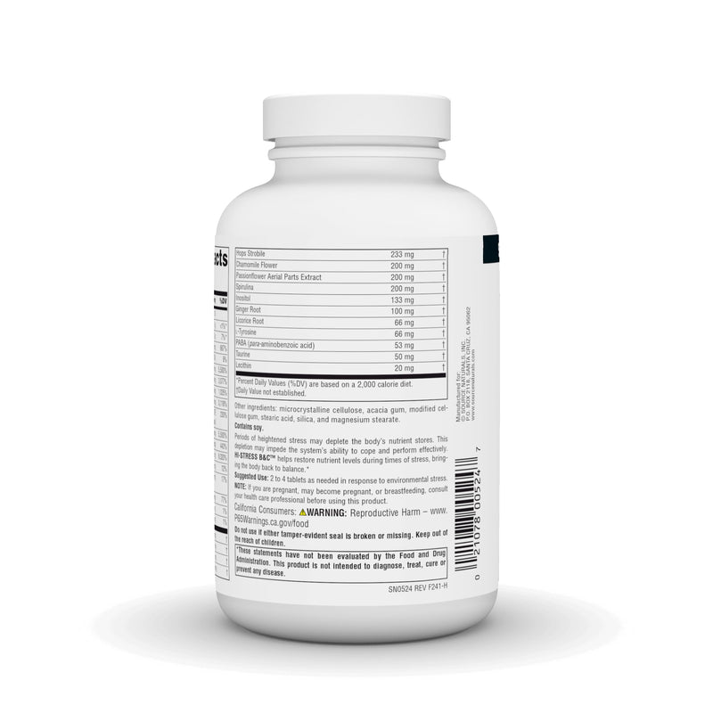 Source Naturals Hi-Stress B&C with Herbs - 120 Tablets