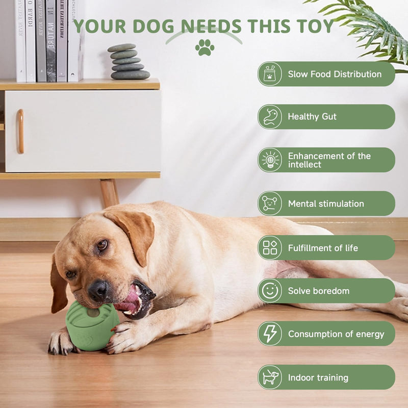 Durable Interactive Dog Toy, Treat Dispensing Large Chew Toys - Relieve Puppy Boredom, Consume Dog Energy, Sturdy Frozen Treat Toys for Aggressive Chewers - BeesActive Australia