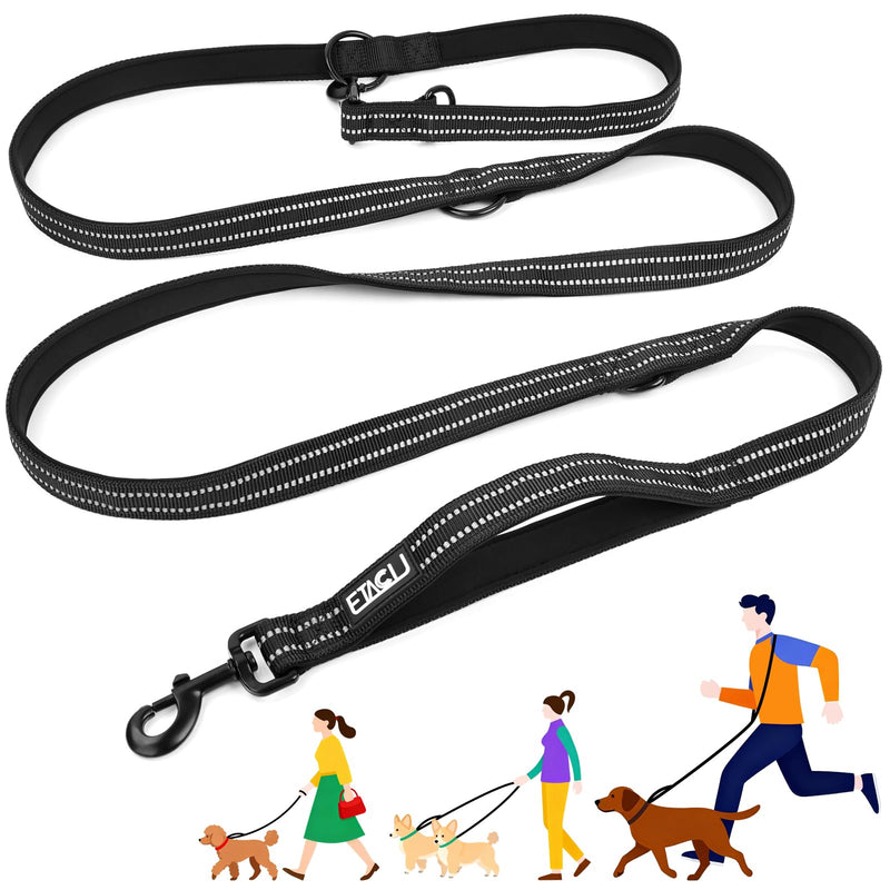 ETACCU Hands Free Dog Leash, Multifunctional Crossbody Dog Leash with Adjustable Length 6-9FT, Tangle Free Reflective Waist Leashs for Medium and Large Dogs - BeesActive Australia