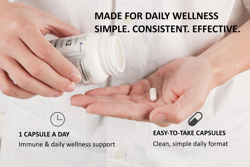 Vitamin D3 + K2 Complex with Zinc, Magnesium & Selenium | Immune, Heart, Bone, Energy & Stress Support | Relaxation & Sleep Aid | 5000 IU D3 + MK-7