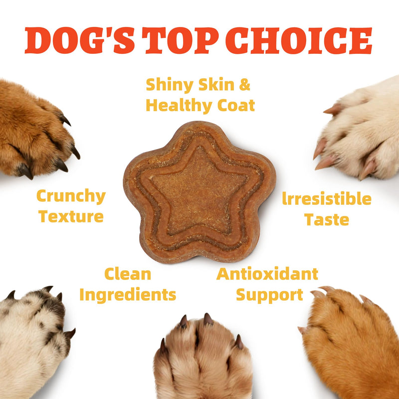 Just Try 15 OZ Salmon Oil Dog Treats Skin and Coat Health for Dogs Omega 3 Fatty Acids Puppy Training Treats Healthy Dog Treats