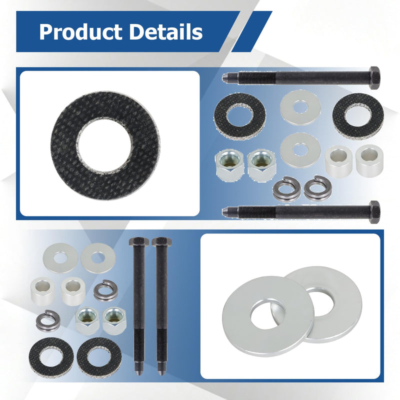 WFLNHB Engine Mount Bolt Kit Repalcement for Rear Mount Sierra Mercruiser Sterndrive Boats R MR Alpha One Gen II & Bravo drives 97934A1
