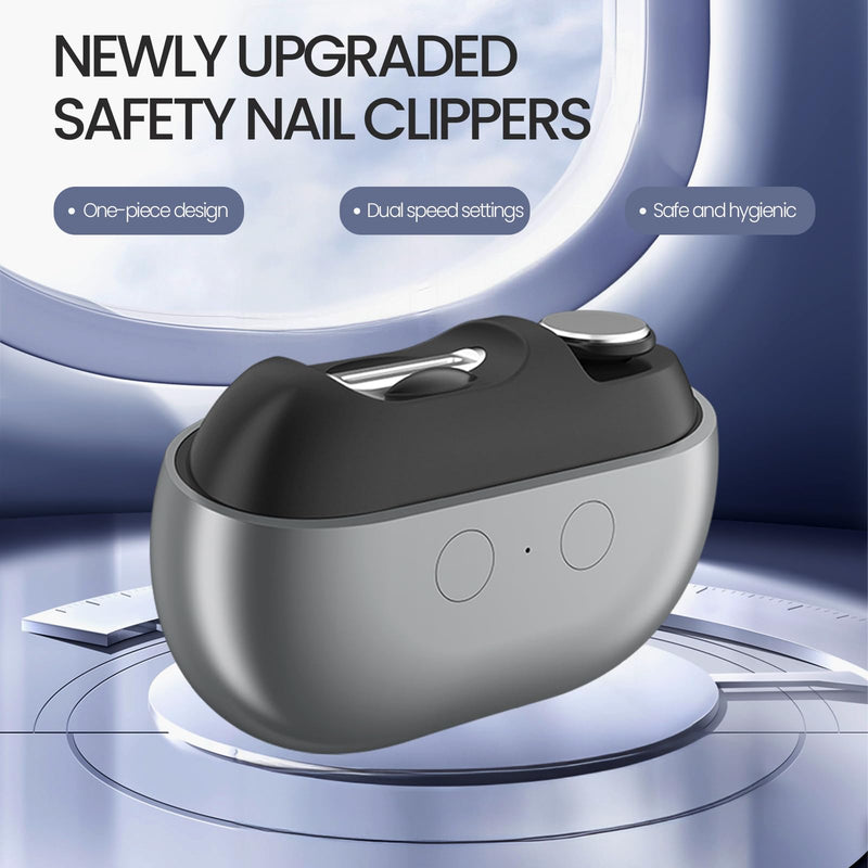 Electric Nail Clipper, Automatic Nail Clipper 2 Speed Settings with LED Light Smart 3-in-1 Nail Trimmer USB Charging Electric Toenail Clippers, for Children, Adults, and the Elderly - BeesActive Australia