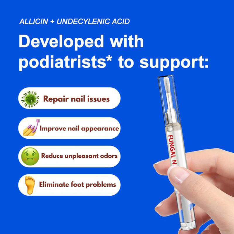 Fungal Nail Pen with Allicin & 25% Undecylenic Acid, Nail Repair Pen | Extra Strength Nail | Toenail & Fingernail Care 2pcs - BeesActive Australia