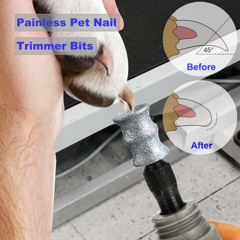 Dog Nail Grinder & Trimmer Bits for Dremel - Painless Pet Nail Trimmer Bits - Gentle with Precise Control - BeesActive Australia