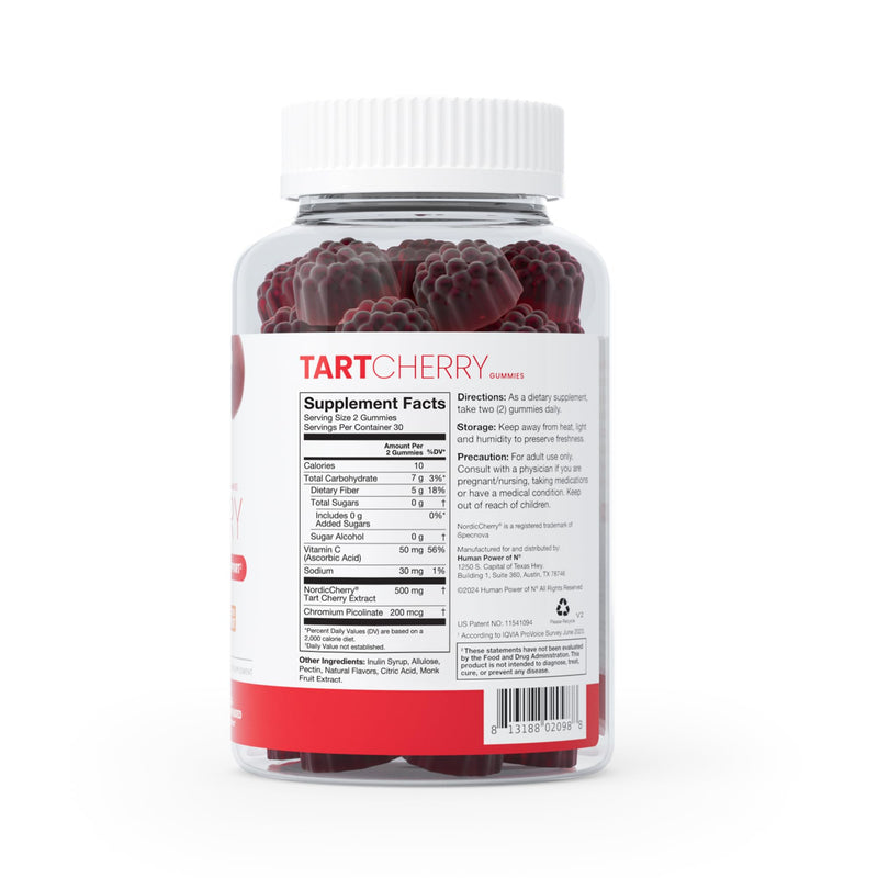 HumanN Tart Cherry Gummies - Uric Acid, Immunity, Inflammation & Metabolic Health Support ‚Äì NSF Certified Sport, Powerful Antioxidant & Non-GMO - from Maker of SuperBeets - 60 Sugar-Free Vegan Gummy - BeesActive Australia