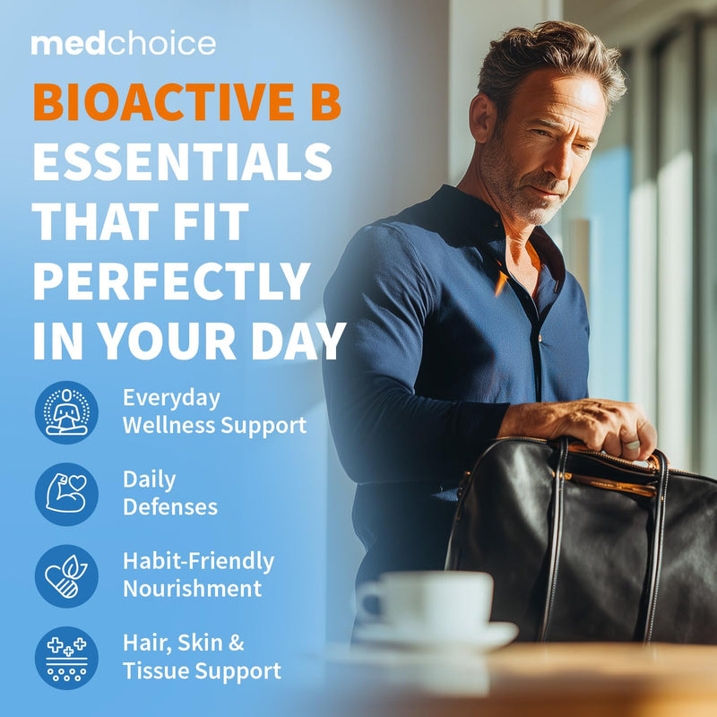 9-in-1 Vitamin B Complex - Methylated Multivitamin with B12 Methylcobalamin, Methylfolate, L-5-MTHF & Vitamin C - Methylated B Complex for Women & Men - Non-GMO, Gluten-Free, & Vegan (180 Servings) 90 Count (Pack of 2)