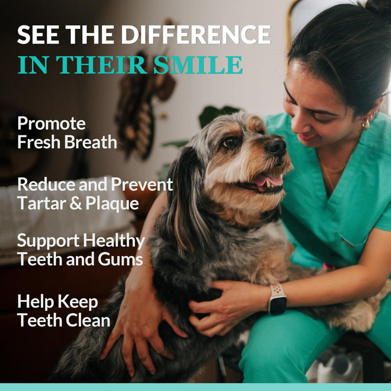 Probiotics for Dogs Powder & Dog Dental Powder, Chicken Flavor