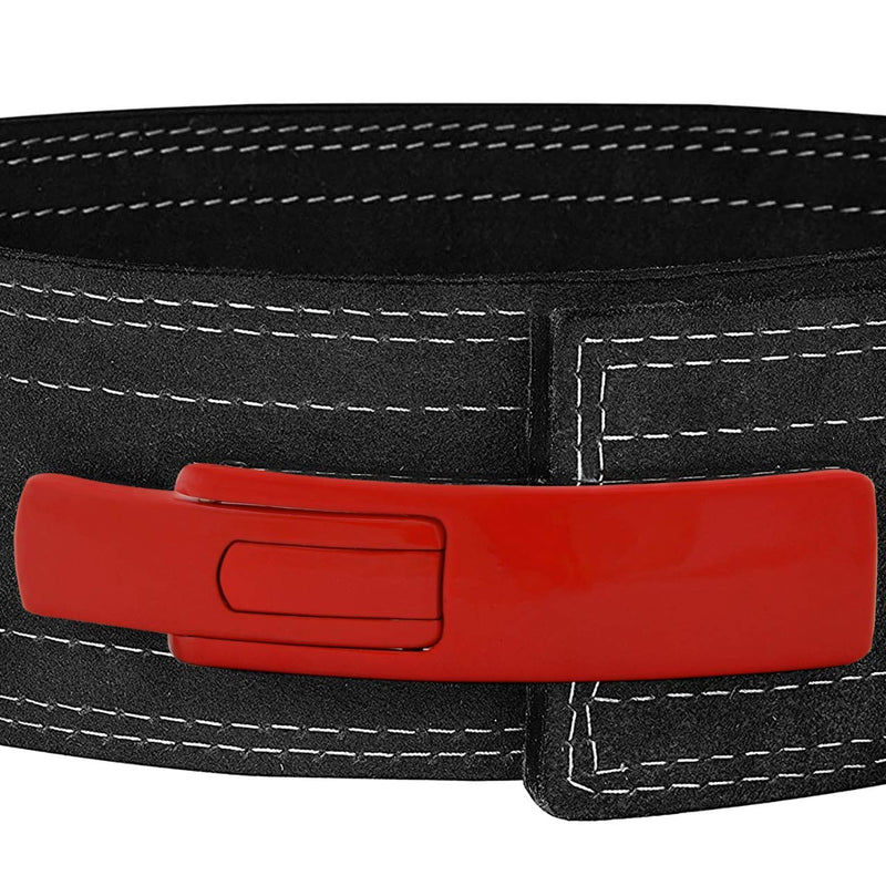 Lever Weight Lifting Belt - Replacement Buckle, Powerlifting Belt Red