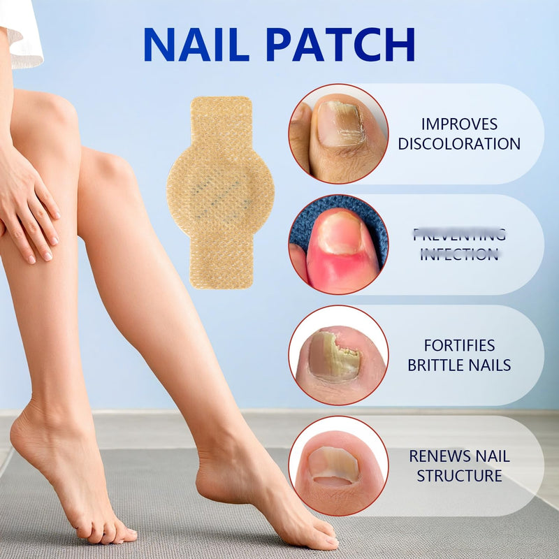 Toenail Treatment Extra Strength - Nighttime Nail Patches,Overnight Toe Nail Treatments for Damaged Nails Foot Nails Repair and Care (42Pcs) 42Pcs
