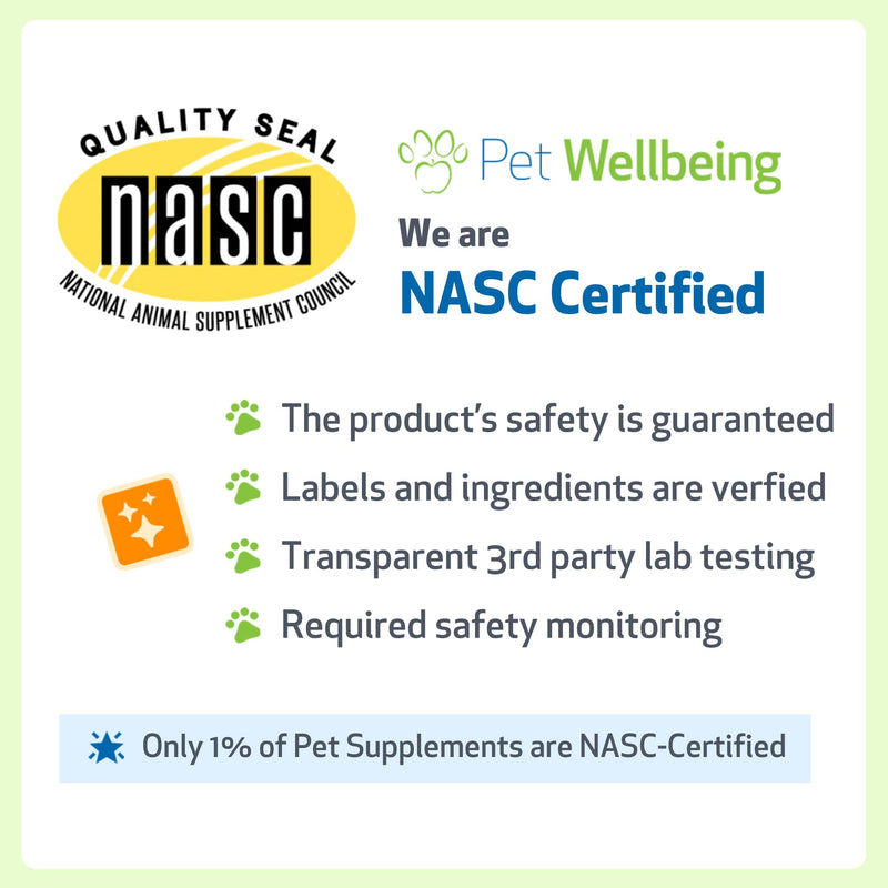 Pet Wellbeing Adrenal Harmony Gold for Dogs - Supports Adrenal Function & Normal Cortisol Levels with Ashwagandha & Bacopa - NASC Certified & Vet-Formulated - 2 oz Liquid Formula 2-Ounce