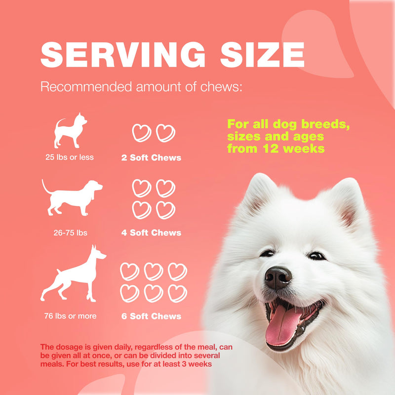 Dog Flea and Tick Treatment Chews - Flea and Tick Prevention for Dogs - Flea & Tick Chewables - Natural Dog Flea & Tick Control Soft Treats - Flea Chewables for Dogs - Immune Support Supplement Duck 180 count - BeesActive Australia