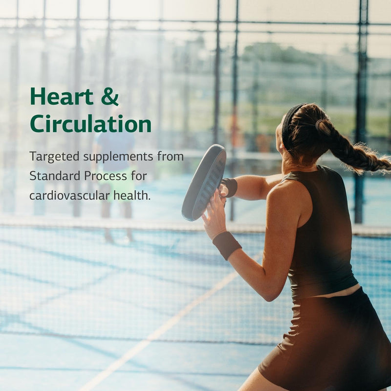 Standard Process Cardio-Plus, Heart & Circulation Support, 90 Tablets | Antioxidant Support, Heart Health, Circulation and Blood Flow Supplement with Vitamin B6, Niacin and Riboflavin Unflavored 90 Count (Pack of 1)