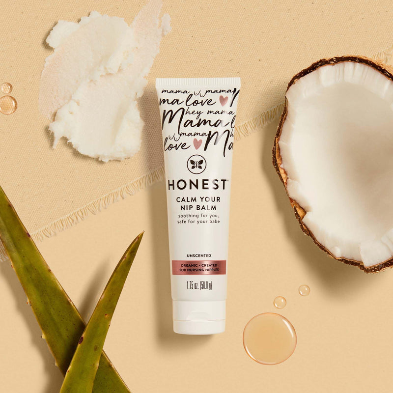 The Honest Company Honest Mama Calm Your Nip Balm | USDA Certified Organic Nipple Cream | 1.75 fl oz Calm Your Nip Balm (1.75 fl oz) - BeesActive Australia
