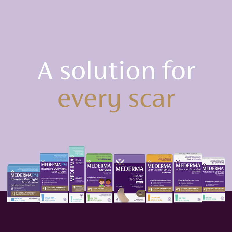 Mederma Scar Cream Plus SPF 30 - Advanced Scar Treatment, Protects from Sun Damage, Reduces Appearance of Scars from Acne, Burns, Surgery & Injury, 40 Grams, (2 x 20g) 2 Twin Pack