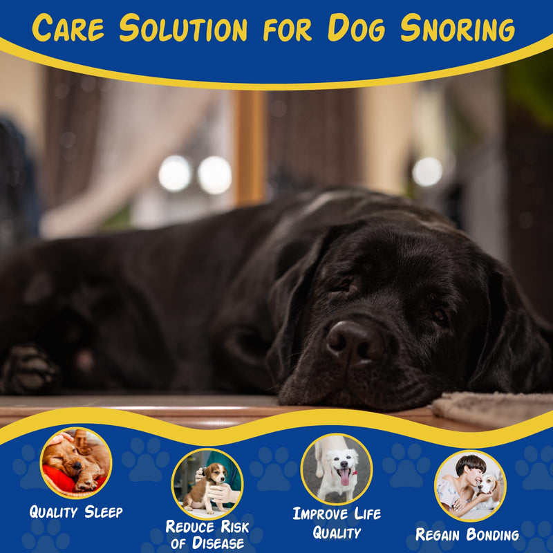 Stop Dog Snoring Liquid Supplement – Natural Anti-Snoring Oral Solution for Dogs & Cats, 100 ml with 3 ml Dropper – Supports Easier Breathing & Snore Relief for Pets Cats