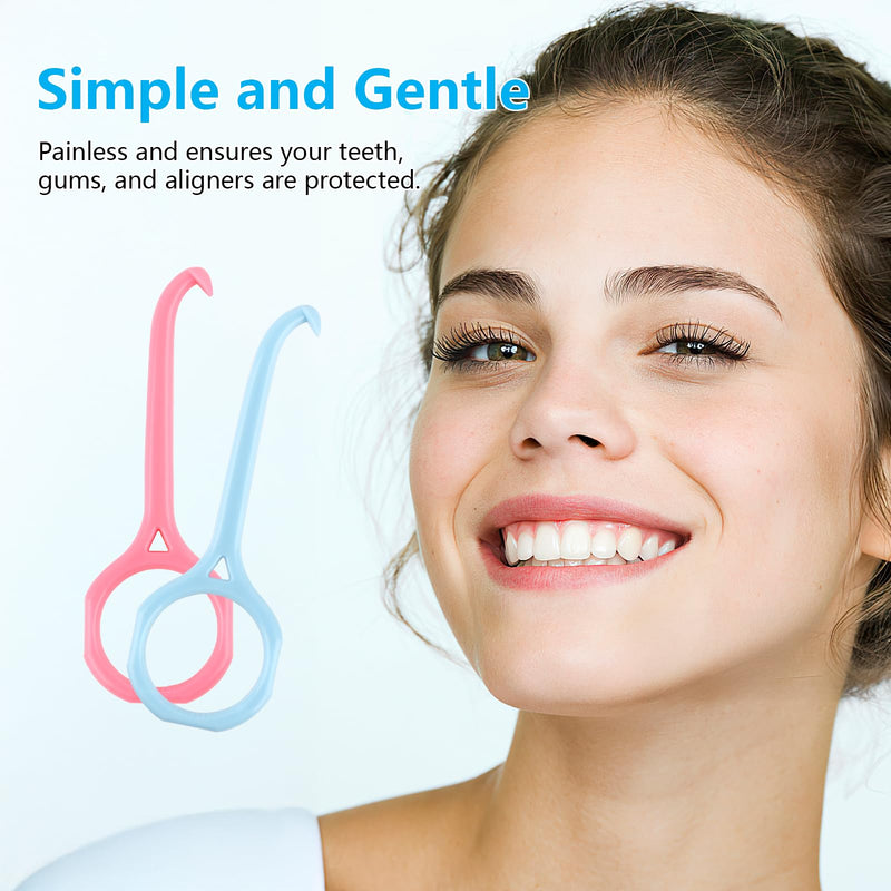 Aligner Removal Tool, 15PCS Retainer Remover Tool, Clear Aligner Removal Tool for Invisalign Removable Retainers, Denture Braces Retainer Removal Pull Tool Kit, Bracket Remover for Braces - BeesActive Australia