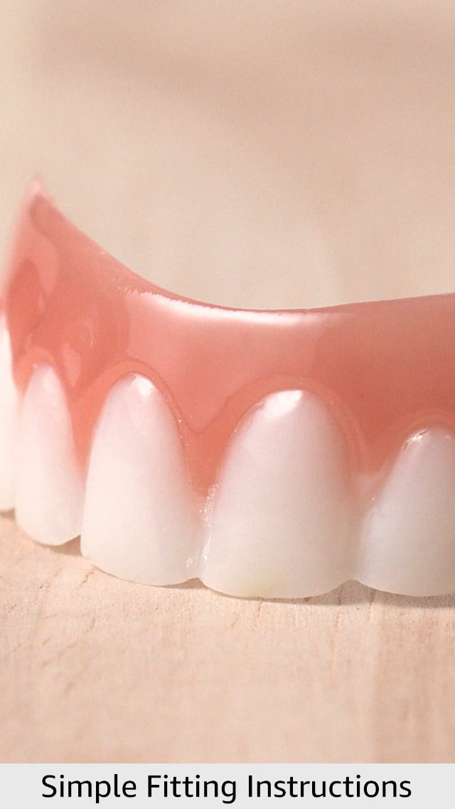 Instant Smile Comfort Fit Flex - Bright Shade - Upper Veneer Cosmetic Teeth