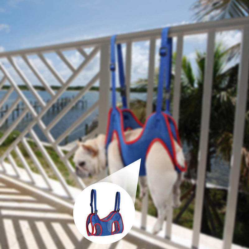 Cat Dog Grooming Hammock for Pet Grooming Sling,Dog Nails Clip Harness Bathing Harness,Cat Claw Cutting Hammock(S) S - BeesActive Australia