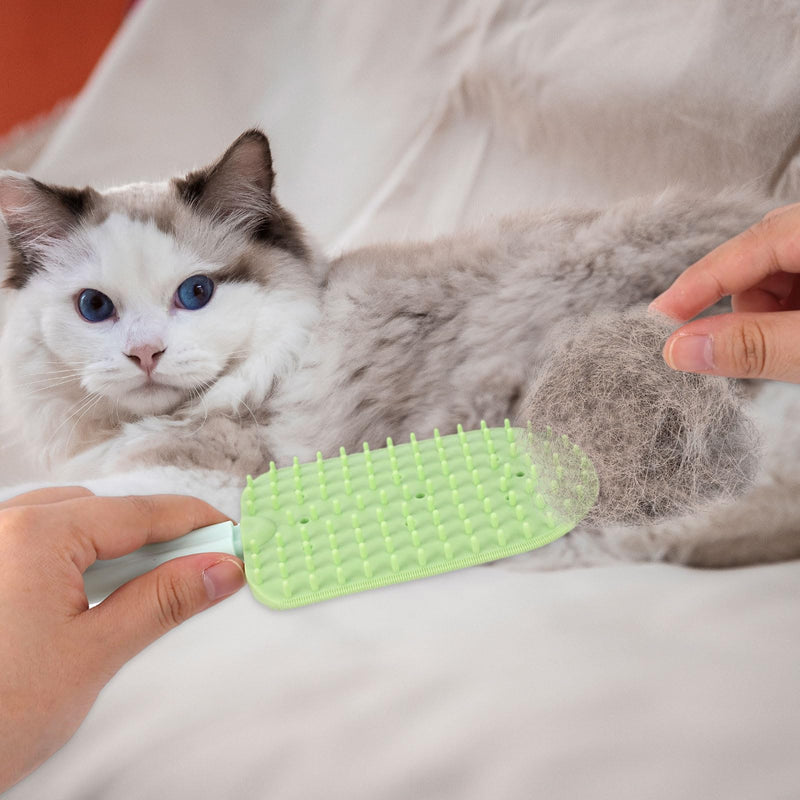 2 Pcs Cat Tongue Combs, Cat Hair Brush Cat Tongue Licking Hair Comb Cat Double Sided Brush Pet Massage Comb for Indoor Long Haired Kitten Fur Grooming & Shedding Easily Removes Fur Reducing Hairballs - BeesActive Australia