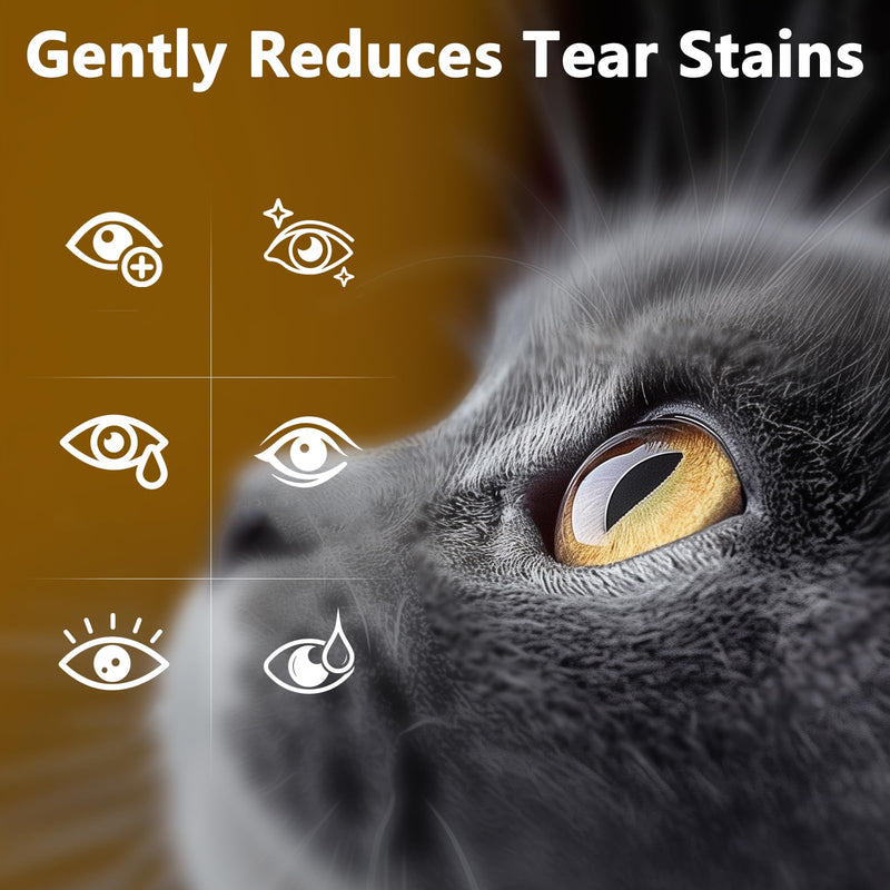 PET Dog Eye Gel,Daily Dog Eye Gel Drops,Moisturizes & Smooths Dry Eyes, Gentle Pet Eye Care for Dogs,Cats,1 Pack 1.41 OZ