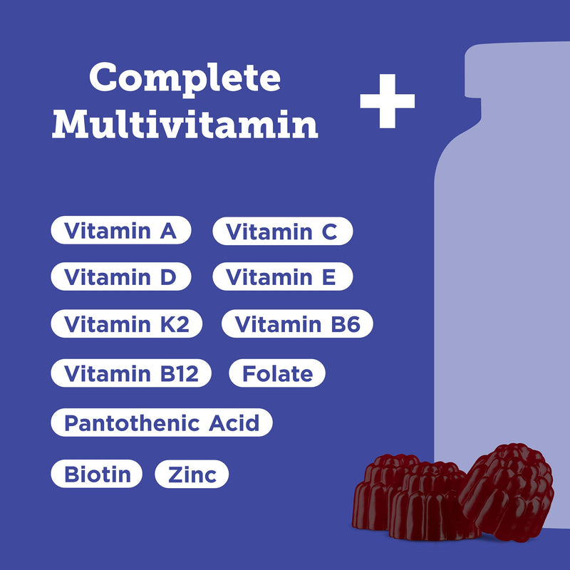 Hyland's Kids Multivitamin + Superfoods Boost, Sugar Free Natural Strawberry Flavored Gummies with Fruits & Veggies Blend, 60ct Bottle - BeesActive Australia