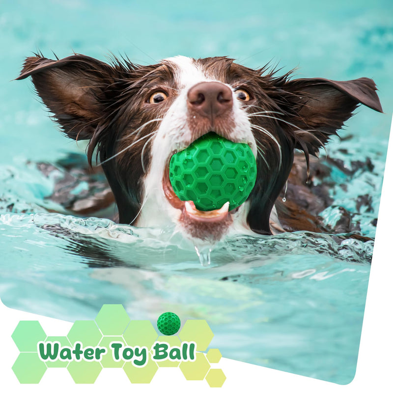 Tough Dog Chew Toys for Aggressive Chewers, Indestructible Dog Balls for Aggressive Chewers, Squeaky Balls for Dogs, Squeaky Dog Toys for Large Dogs,Funny Dog Squeaky Ball Heavy Duty Dog Toy - BeesActive Australia