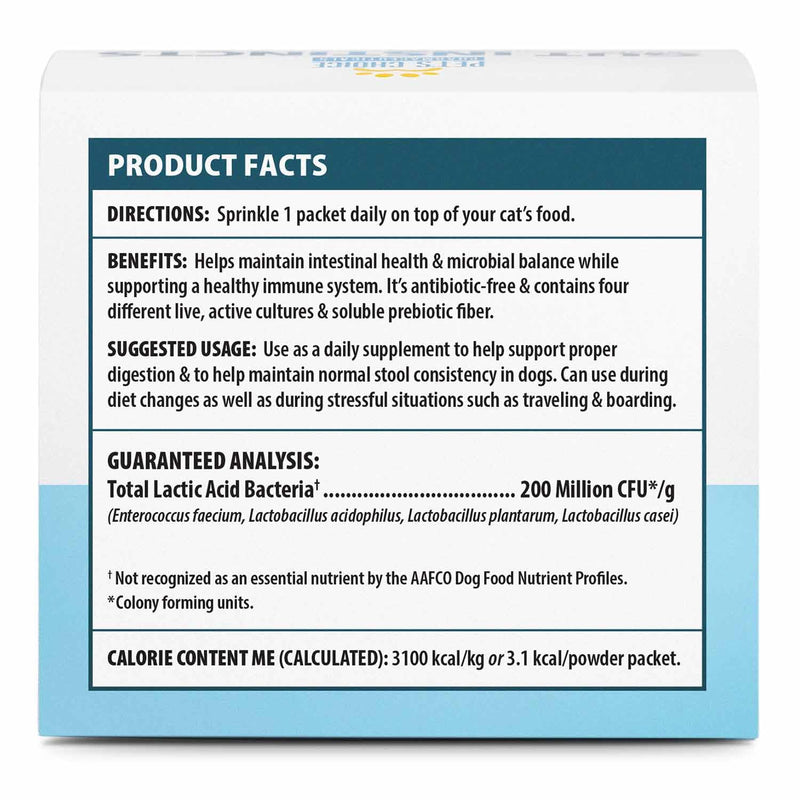 Pet's Choice Gut Instincts Probiotic Supplement Powder Packets for Cats, 30 ct, Veterinary Formulated Cat Probiotics with Vitamins for Gut Health, Digestive Balance, Diarrhea Support, Chicken Flavor 30 count