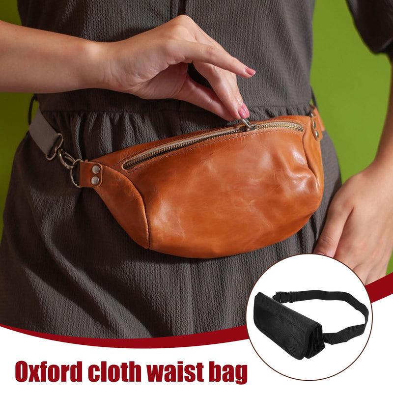 Ladies Fanny Pack Cashier Bag Woman Waist Bag Cashier Pouch Small Change Miss Black Ticket Bag Cashier