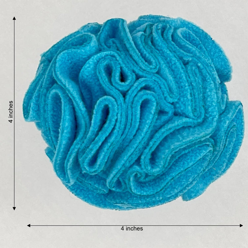 Puppy and Small Breed Snuffle Interactive Foraging Dog Puzzle Ball Toy Blue - BeesActive Australia