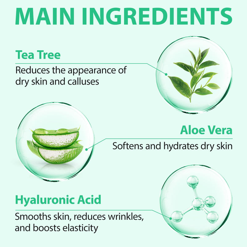Urea Cream 40 Percent for Feet - 40% Urea Cream Plus 2% Salicylic Acid with Hyaluronic Acid,Tea Tree, Aloe Vera for Dry Cracked Heels, Knees & Maximum Strength Foot Deep Moisturizer(5.29 OZ) - BeesActive Australia