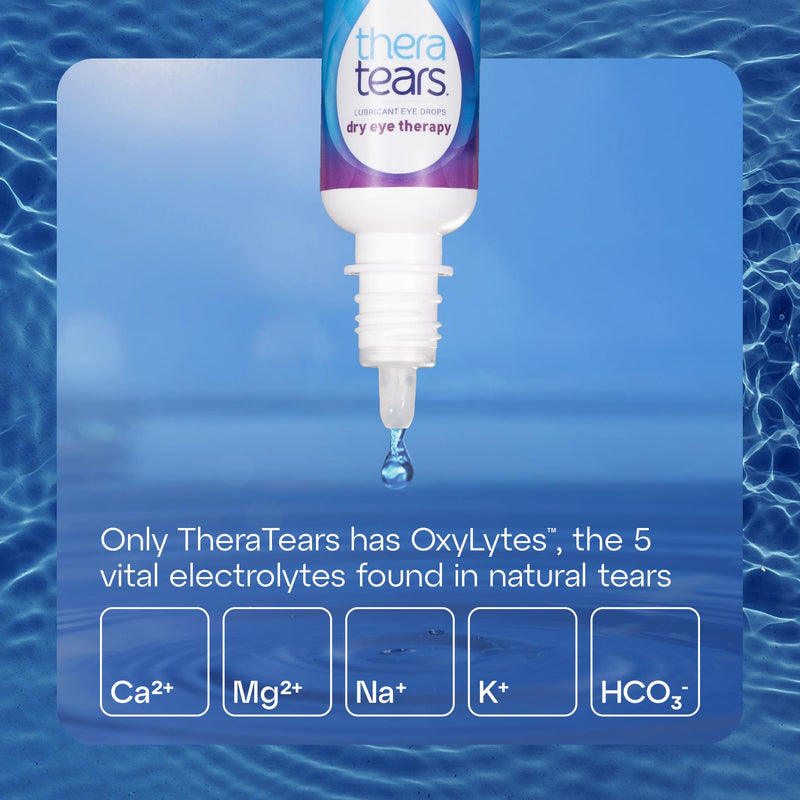 TheraTears Dry Eye Therapy Eye Drops for Dry Eyes, Preservative Free, 30 Vials, 2 Pack 30 Count (Pack of 2) - BeesActive Australia