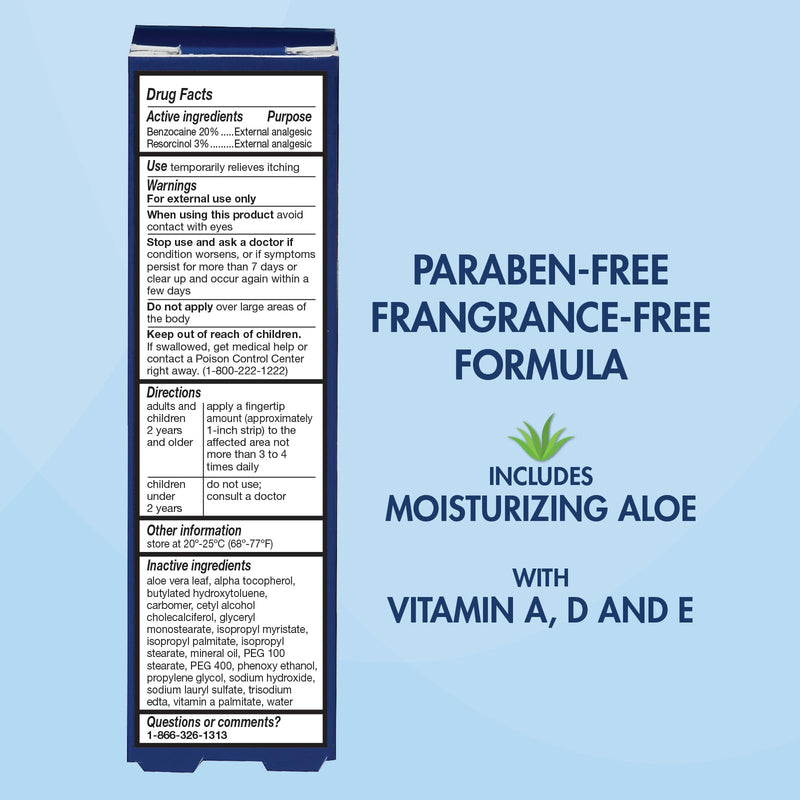 HealthWise Feminine Anti-Itch Cream, 1 oz | Soothing Feminine Itch & Irritation Comfort, Aloe with Vitamin A, D & E, Maximum OTC Strength, Vagicaine