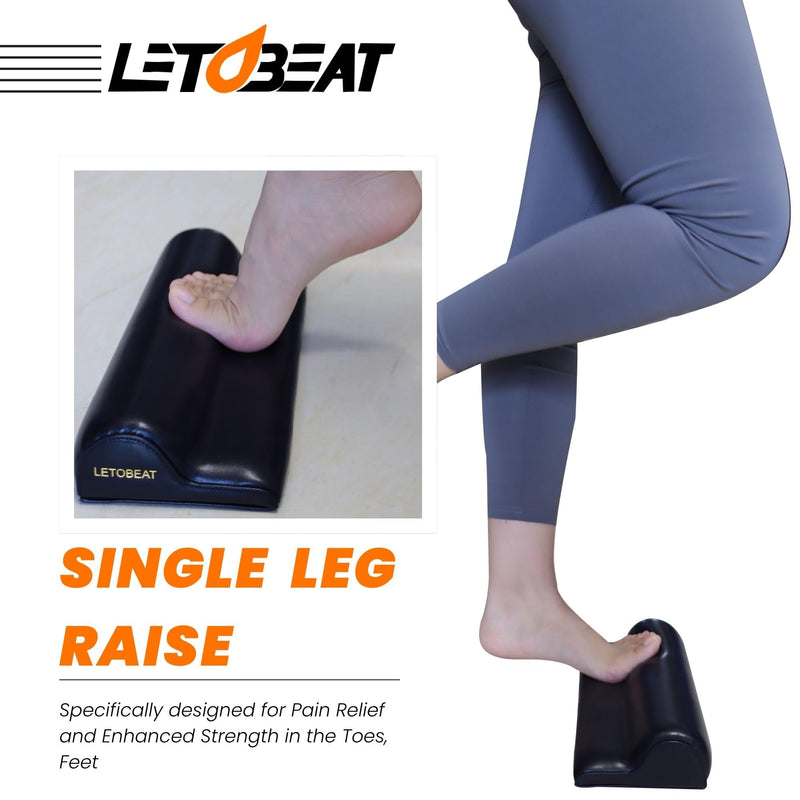 Plantar Fasciitis Foot Stretcher Pad - Anti-Slip Leather, Toe Stretcher for Plantar Fasciitis Pain Relief, Relieves Heel and Arch Support