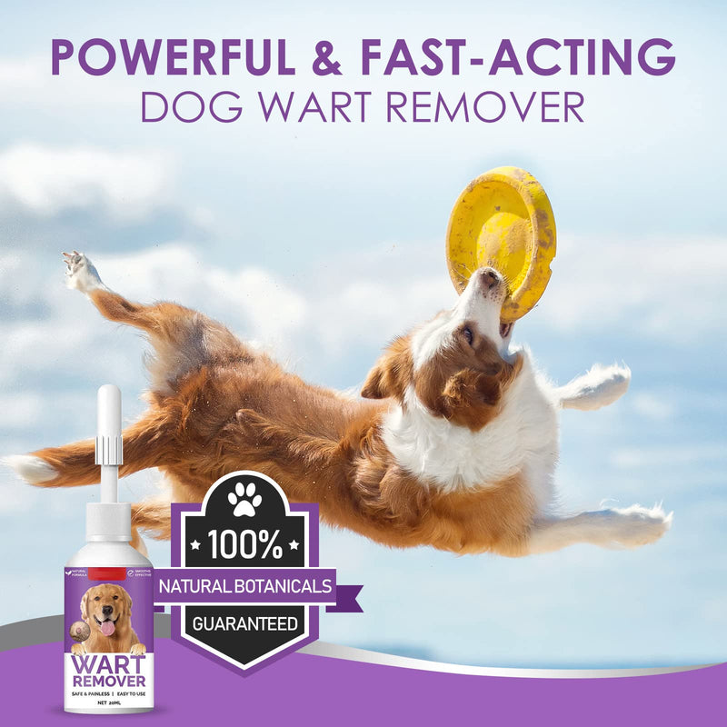 Dog Wart Remover Liquid - Dog Skin Tag Remover & Wart Removal Treatment Repaidly Eliminate Skin Tag & Warts Remover for Dogs 20ml (Pack of 1) - BeesActive Australia