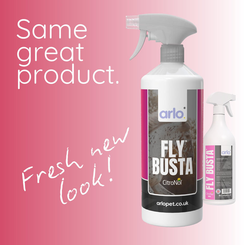 Fly Busta™ Horse Fly Spray | Powerful Protection with CitroNol™ | Protects Horses & Ponies from Flies, Midges & Insects | Long-Lasting & Refreshing – 500ml