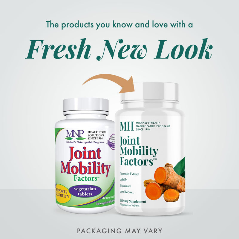 Michael's Health Naturopathic Programs Joint Mobility Factors - 60 Vegetarian Tablets - Essential Nutrients for Proper Joint Function - With Non-GMO Glucosamine Sulfate - Kosher - 15 Servings