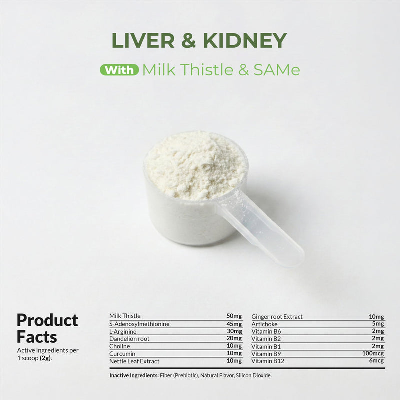 Liver and Kidney Support for Dogs & Liver and Kidney Support Powder for Cats
