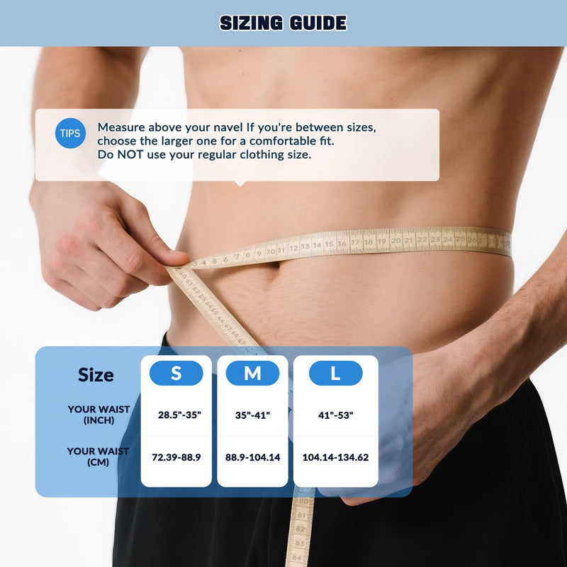 Back Brace for Lower Back Pain Relief, Zoned Adjustable Design for Custom Fit, Built-in Bionic Brace, Lumbar Support Belt for Men & Women with Lumbar Pad, for Herniated Disc,Sciatica Medium (Waist: 35～41 Inch) - BeesActive Australia