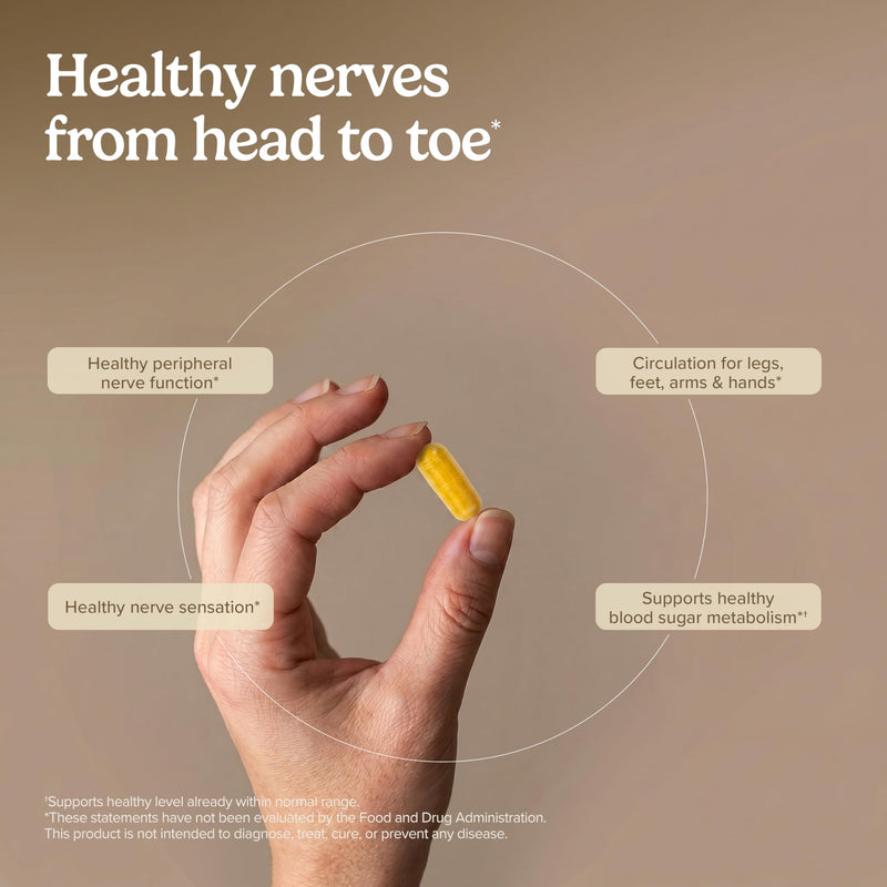 Terry Naturally Healthy Feet and Nerves - Nerve Function - 60 Count | Boswellia. Nerve Function and Peripheral Circulation Support. 60 capsules. 60 Count (Pack of 1)