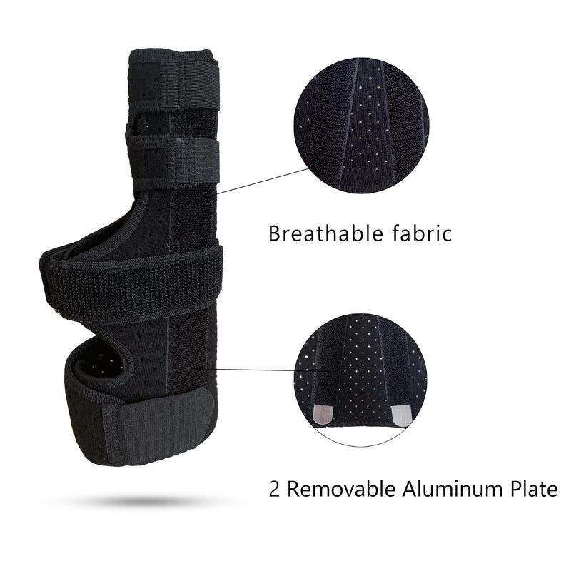 Boxer Break Metacarpal Splint Brace - 4th or 5th Finger Splint Support (Medium) Medium