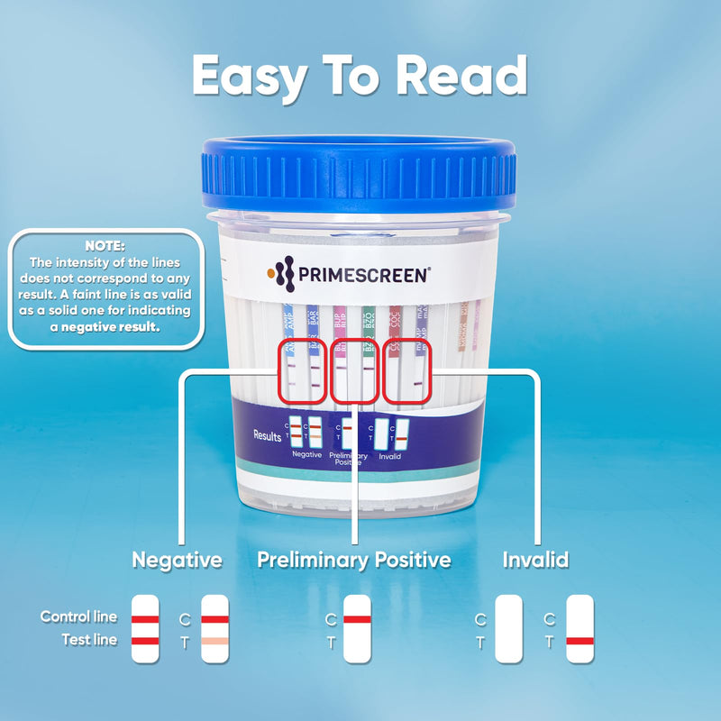 Prime Screen 14 Panel Test Kits, Instant Urine Testing - #TDOA-1144A3 -[2 Count]