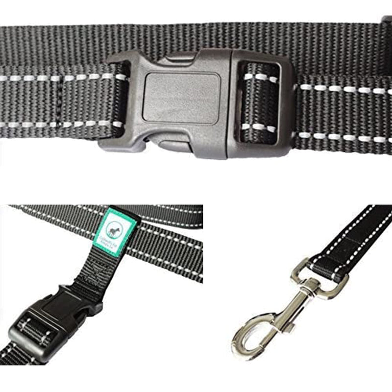 Caldwell's Pet Supply Co. Hands-Free Dog Leash, Adjustable Waist Leash for Dog Walking, Non-Bungee, Hands Free Harness, Durable and Versatile Waist Belt Leashes, Cross Body for Dogs (26" - 47") - BeesActive Australia