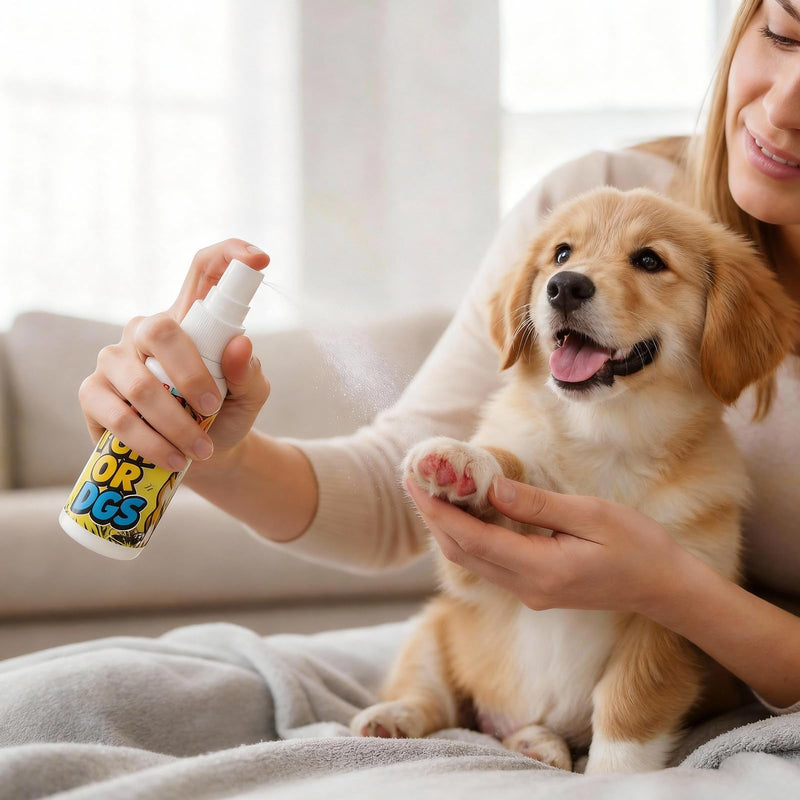 Dog Hot Spot Spray & Anti Itch Spray for Dogs, 1.76 fl oz - Chlorhexidine for Itchy Skin Relief, Hotspot Treatment & Allergy Soothing for Dogs - Pet Skin Care for Itching Relief (1.76 oz) 1.76 oz