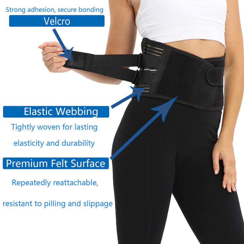 Back Brace for Lower Back Pain Relief,Breathable Back Support Belt,Adjustable Lumbar Support Belt for Women Men,6 Support Rods Conform to the Waist(XXL). XXL